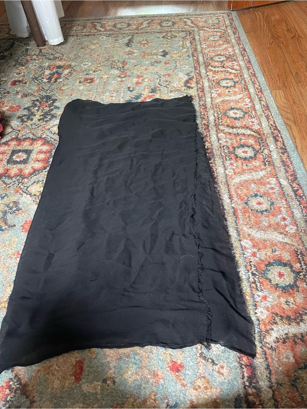 Black Lightweight Scarf